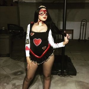 Queen of Hearts Bodysuit Costume